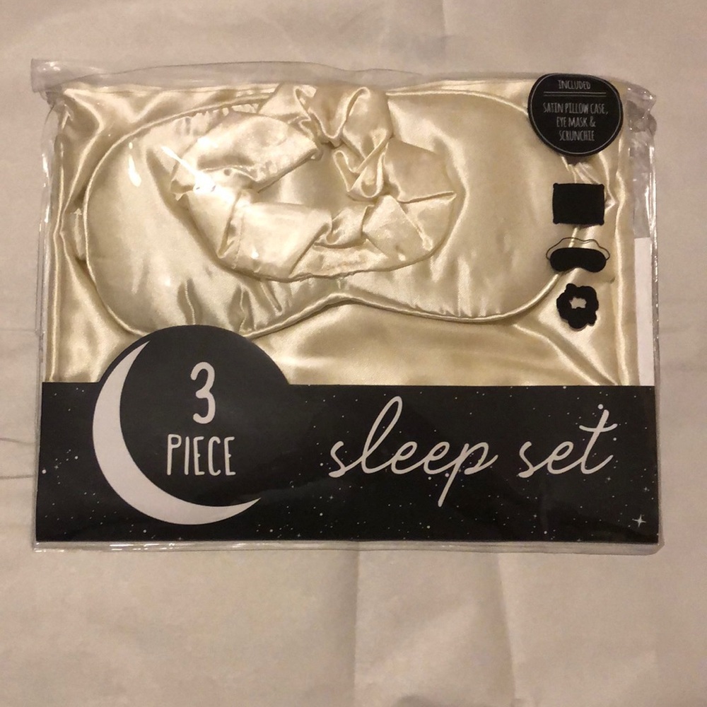 3 Piece Satin Sleep Set